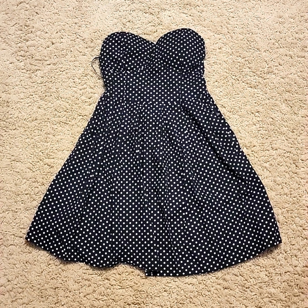 B&W Polka Dot Dress